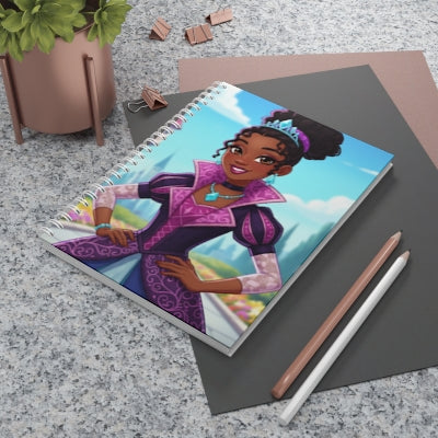 Princess inspired Spiral Notebook